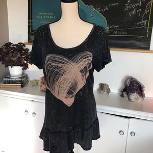 Vintage Susie | heart tie dye top  PXL